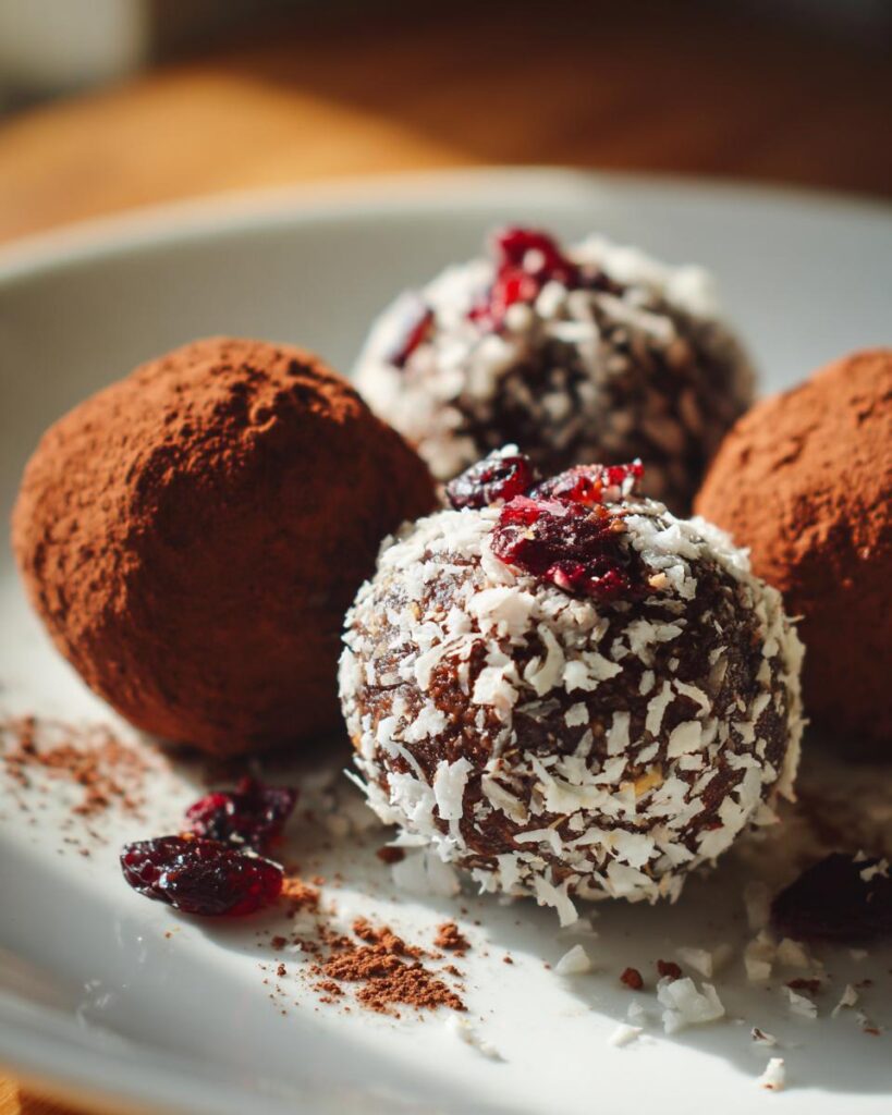 chocolate cherry coconut truffles recipe