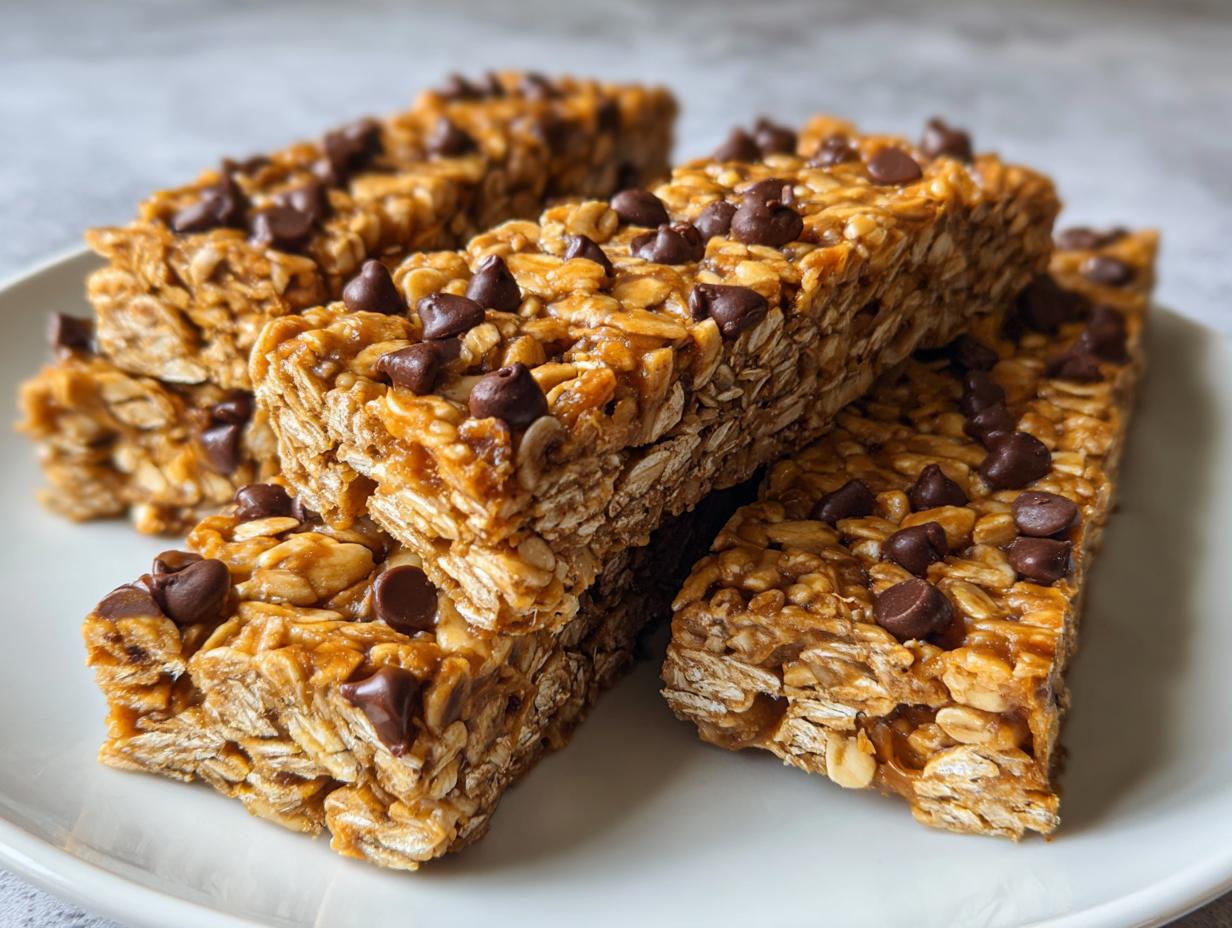 easy homemade crunch bars recipe - detail 1