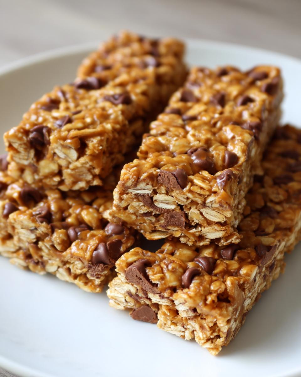 easy homemade crunch bars recipe