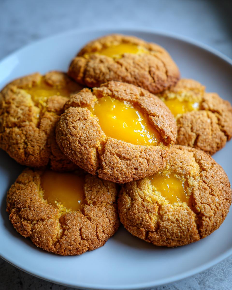 gluten free lemon curd cookies recipe - detail 1