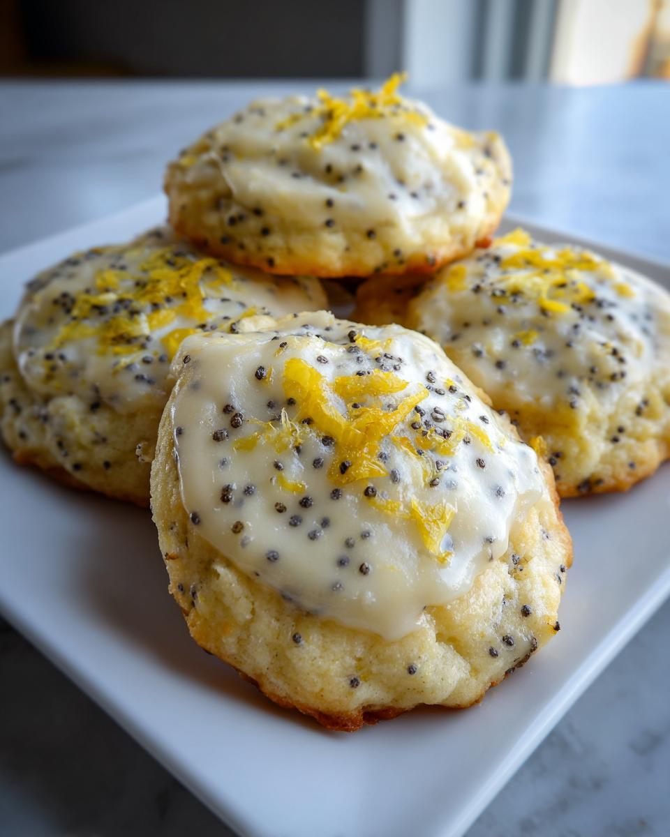 lemon poppy seed cheesecake cookies recipe