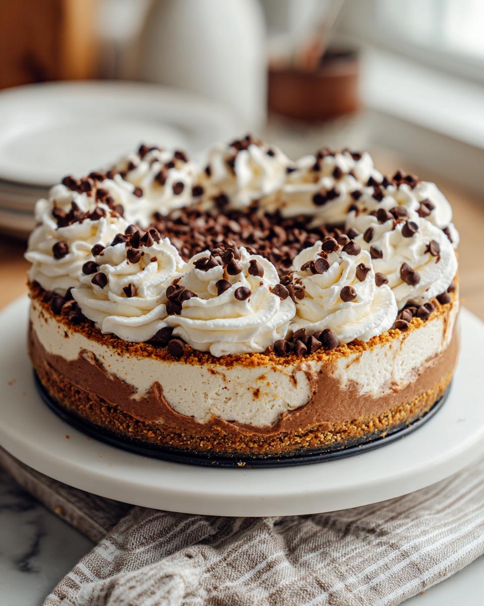 no bake brownie batter cheesecake