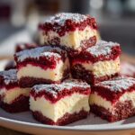 red velvet cheesecake bites