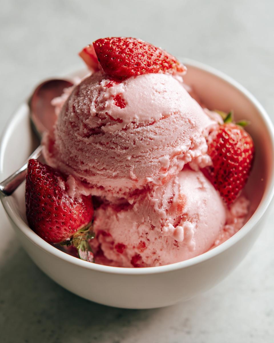 strawberry frozen yogurt recipe - detail 1