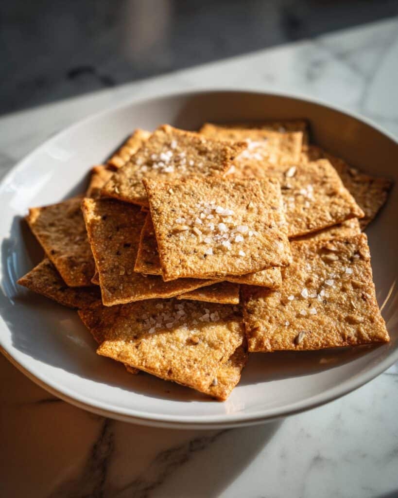Almond & Chia Seed Crackers
