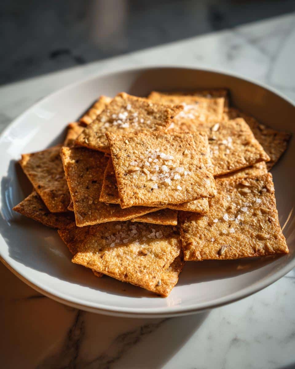 Almond & Chia Seed Crackers