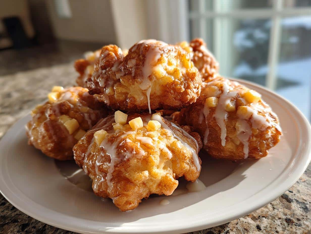 Baked Apple Fritters - detail 1