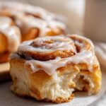 Banana Bread Cinnamon Rolls With Cream Cheese Frosting