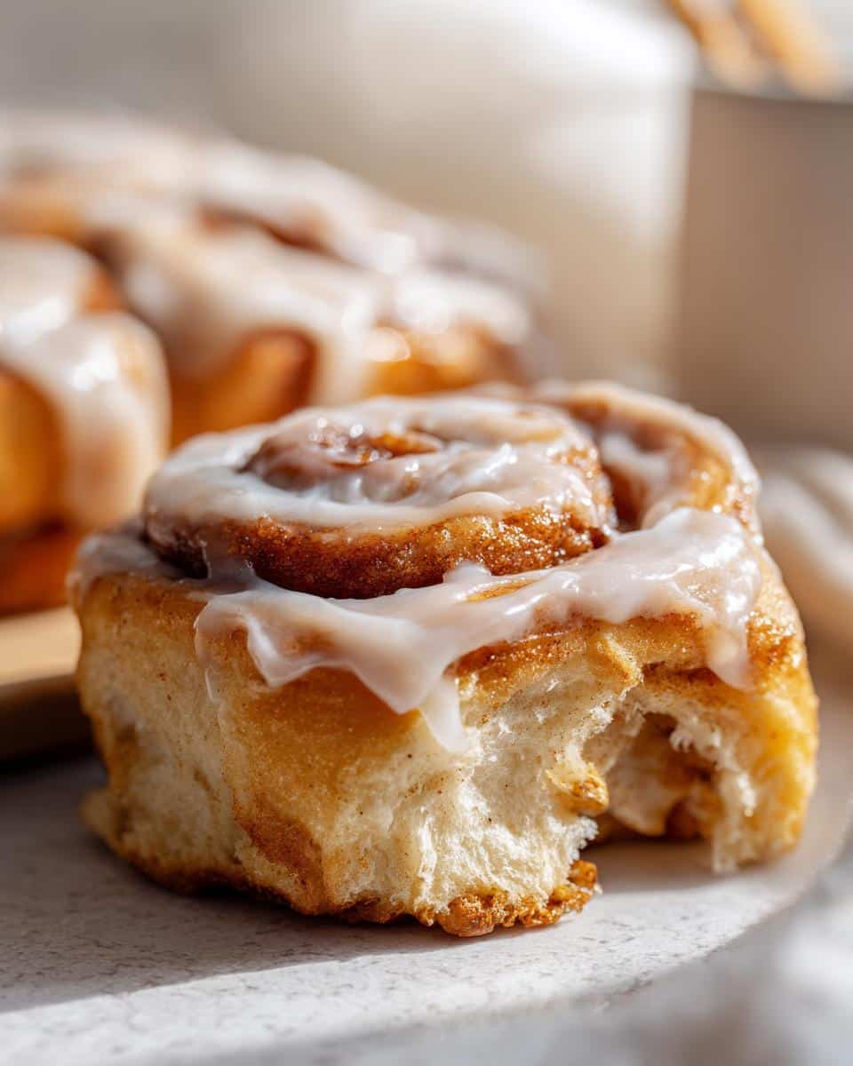Banana Bread Cinnamon Rolls With Cream Cheese Frosting