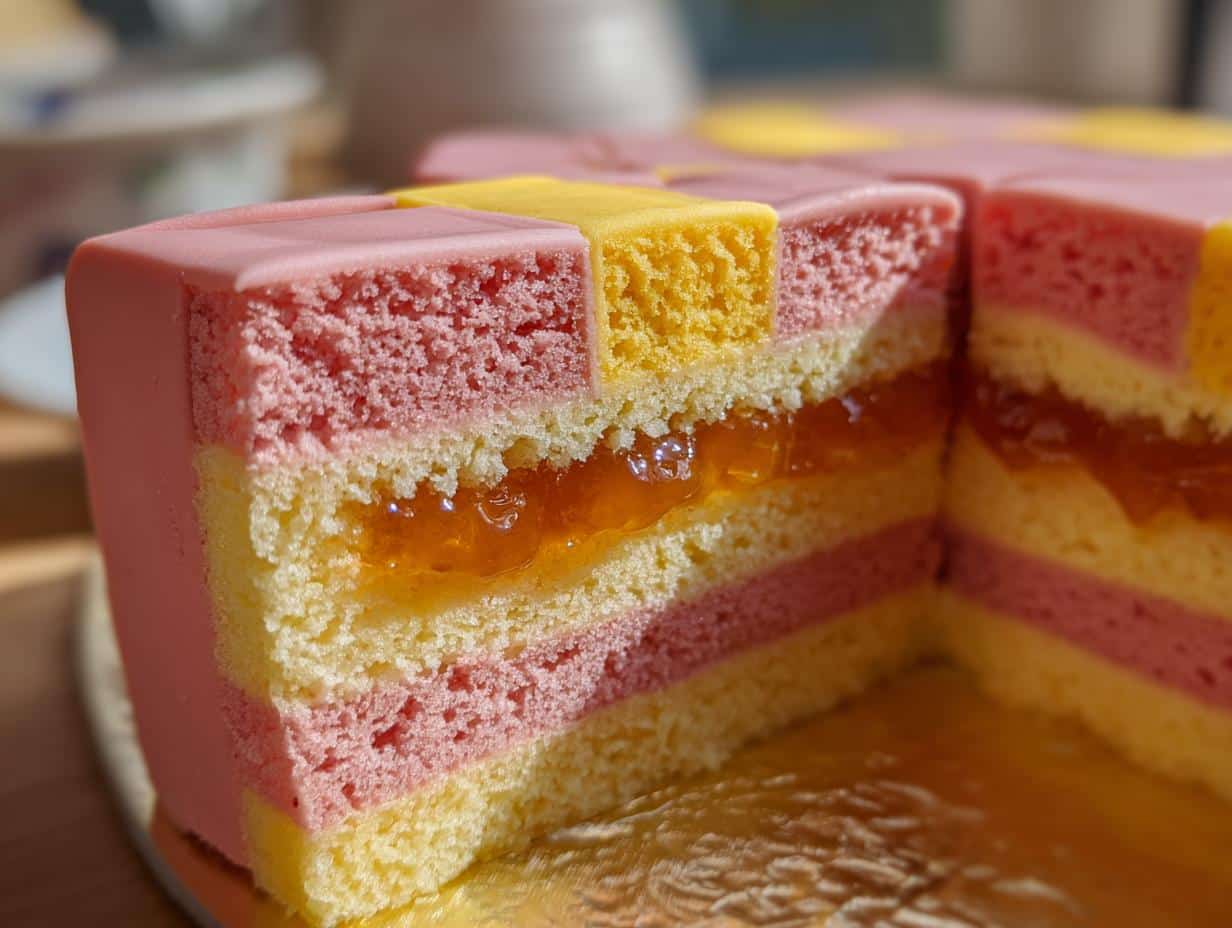 Battenburg Cake - detail 1