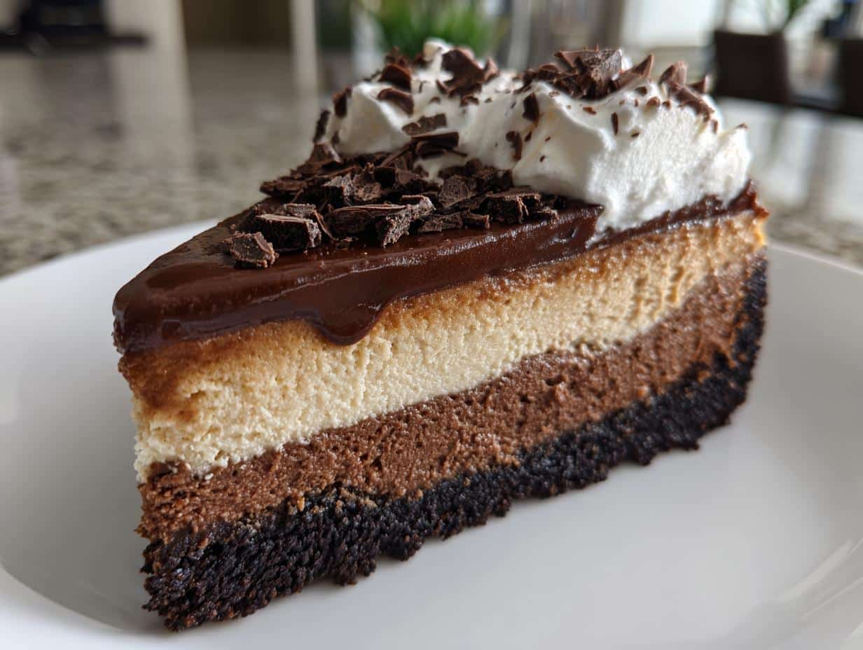 Cappuccino Fudge Cheesecake - detail 1