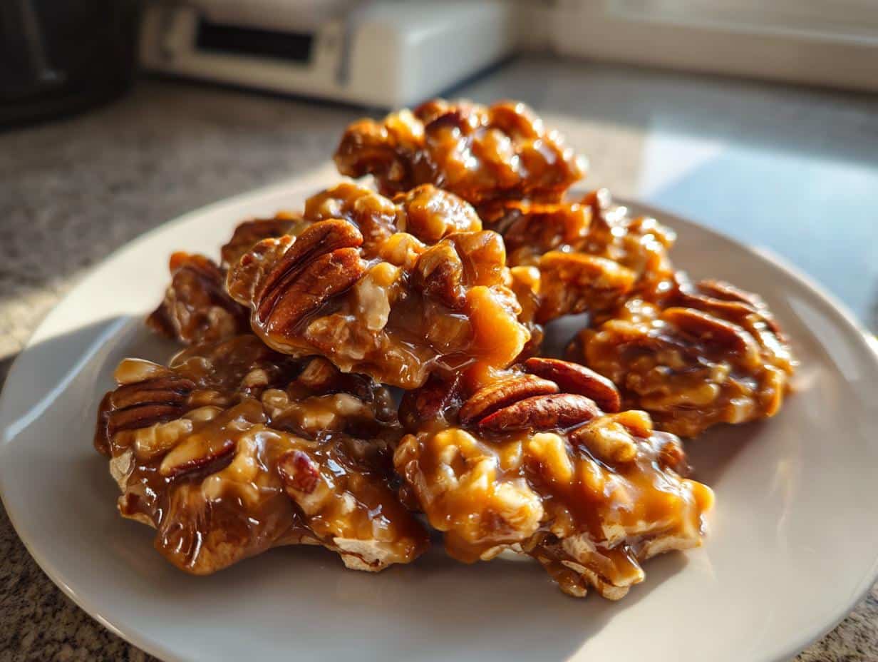 Caramel Pecan Clusters - detail 1