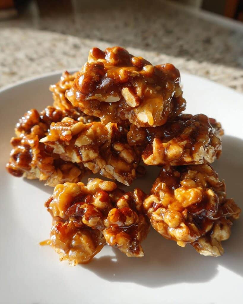 Caramel Pecan Clusters