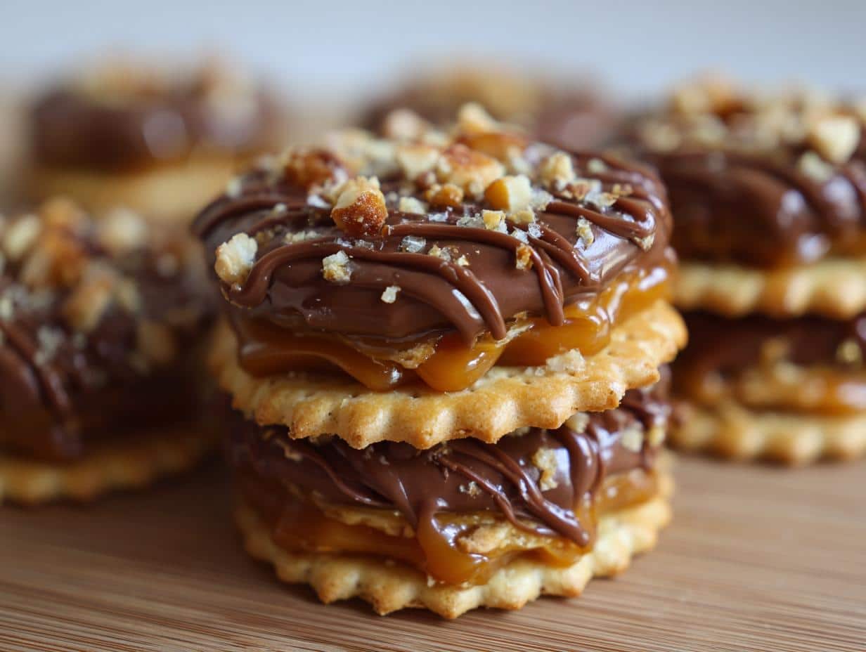 Caramel Ritz Cracker Cookies - detail 1
