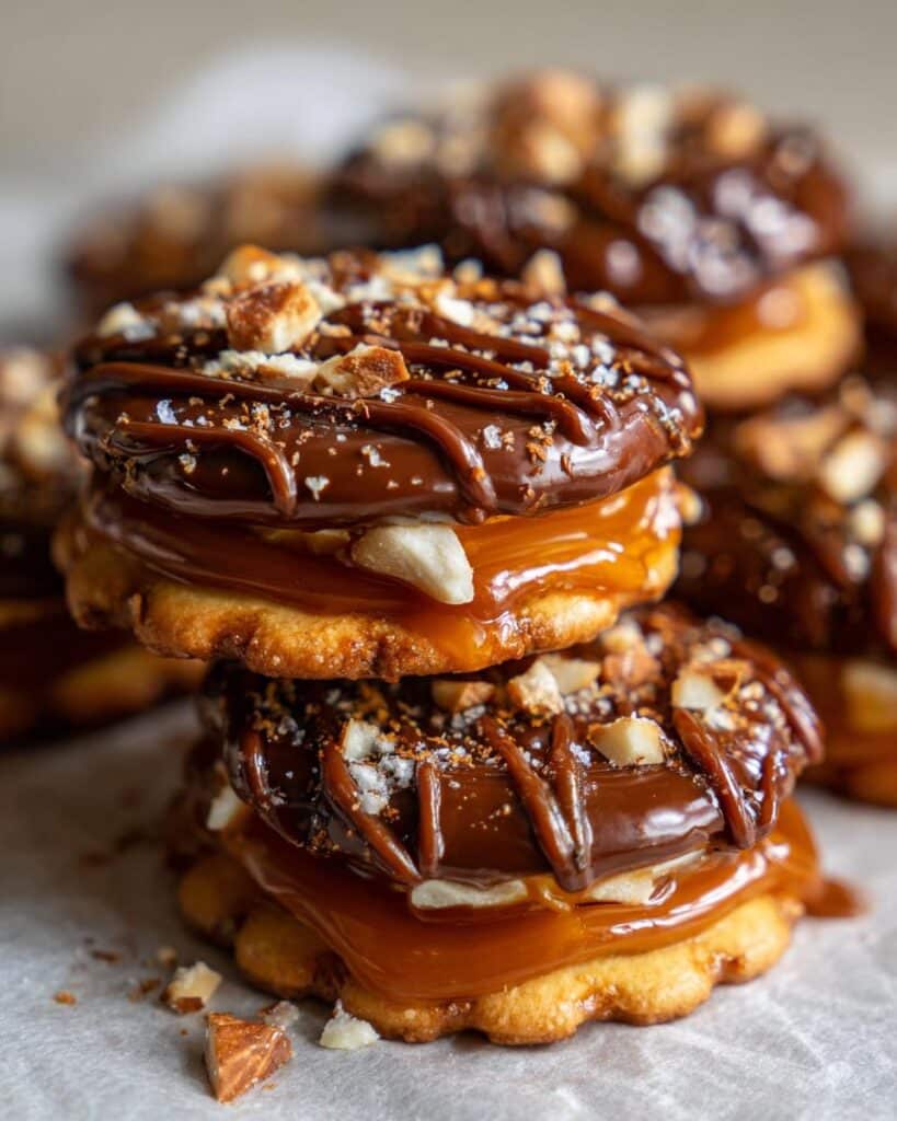 Caramel Ritz Cracker Cookies