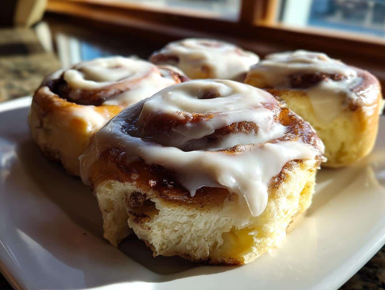 Chai Cinnamon Rolls with Creamy Frosting - detail 1