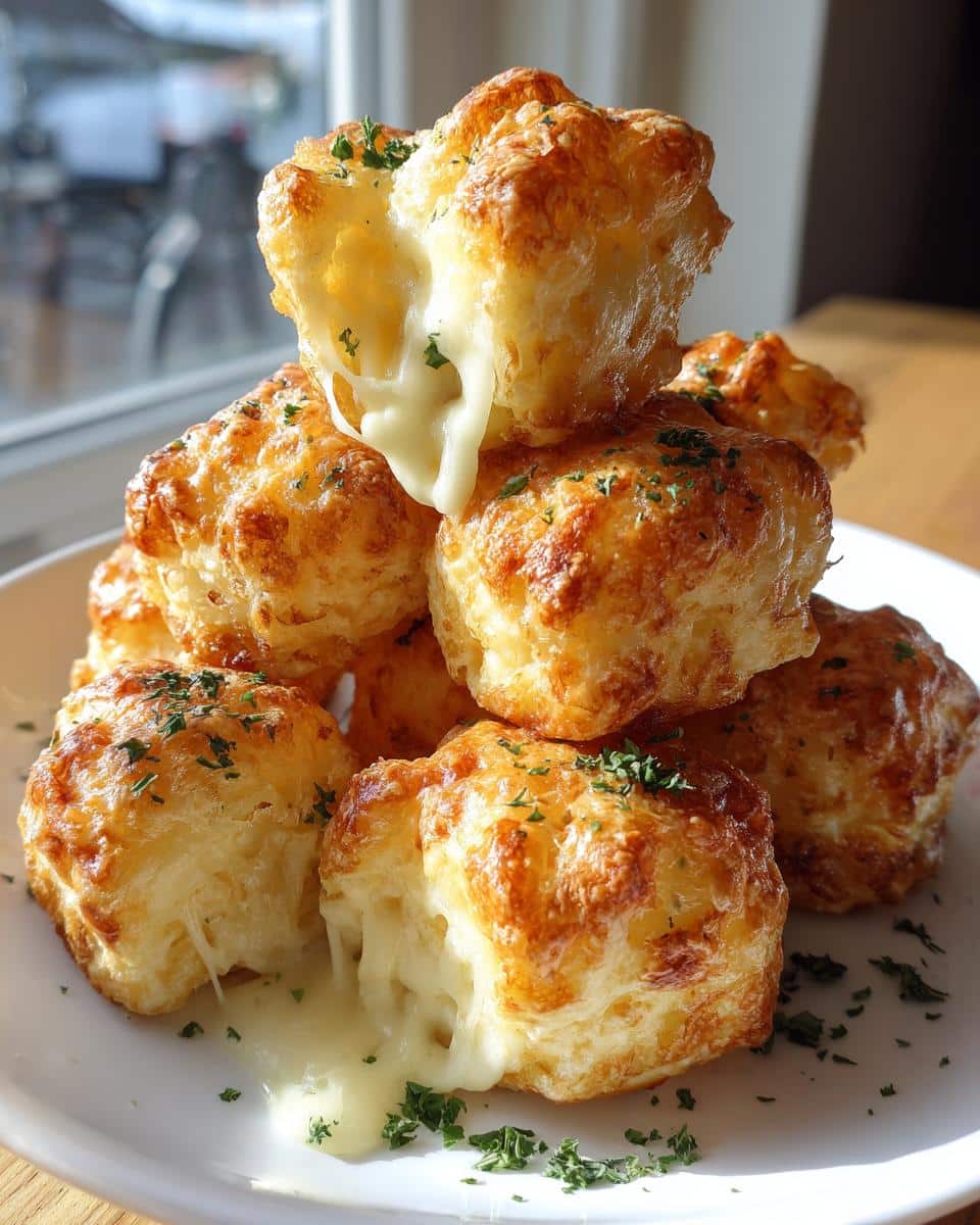 Cheesy Mashed Potato Puff Bites