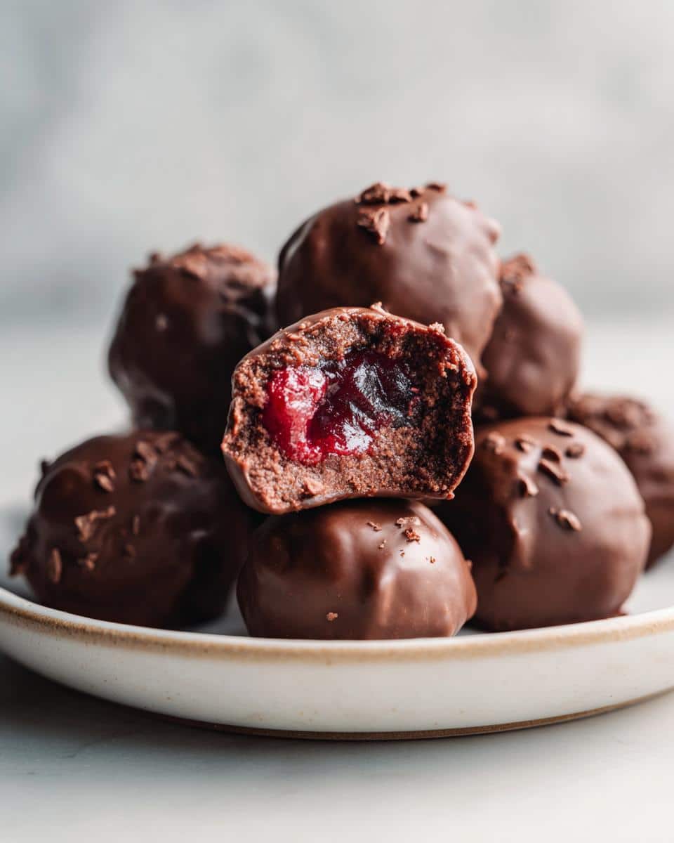 Cherry Mash Truffles