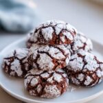 Chewy Chocolate Crinkle Cookies