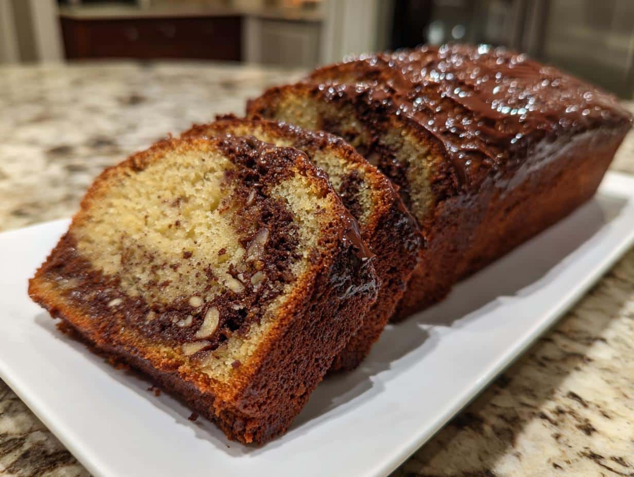 Chocolate Butter Pecan Pound Cake - detail 1
