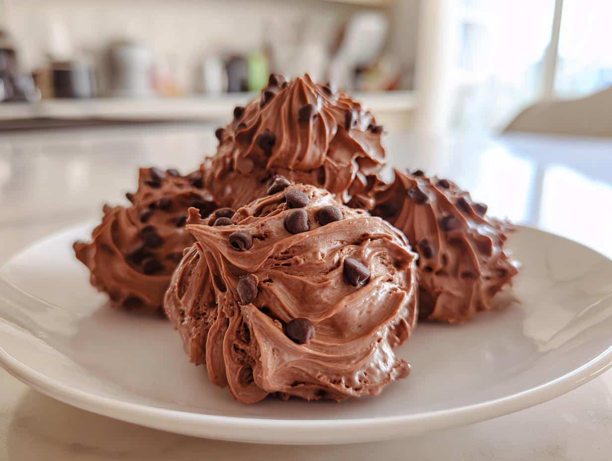 Chocolate Meringue Cookies - detail 1