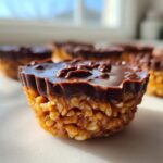 Chocolate Peanut Butter Rice Krispie Cups