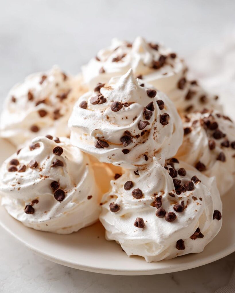 Chocolate chip Meringue Cookies