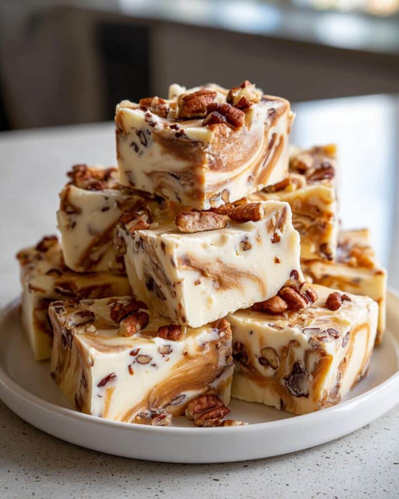 Cinnamon Roll Fudge