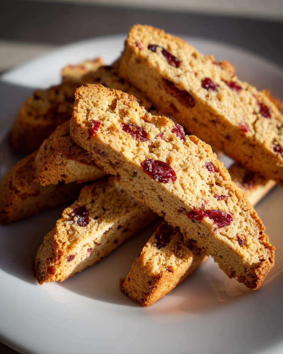 Cranberry Orange Biscotti