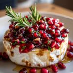 Cranberry Pomegranate Baked Brie