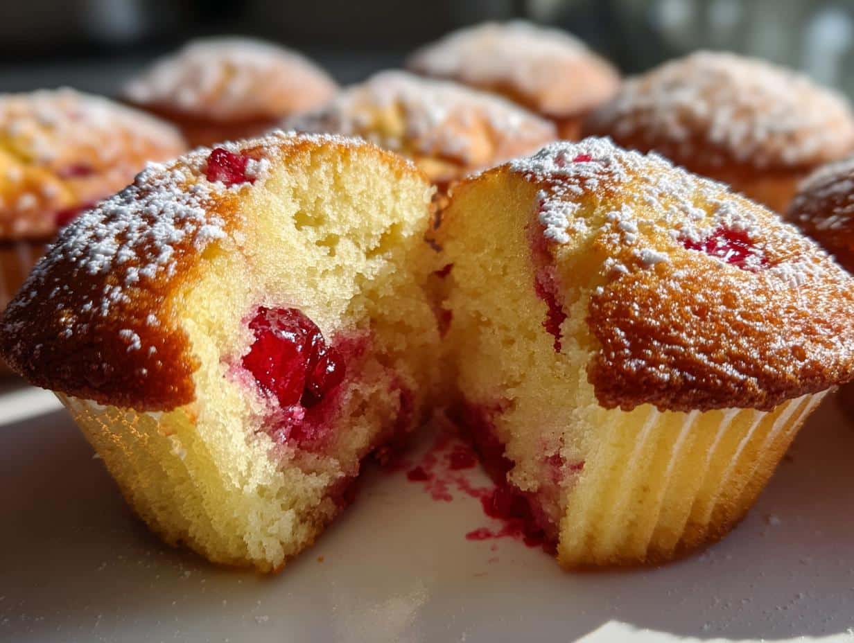 Cranberry Sauce Coffee Cake Muffins - detail 1