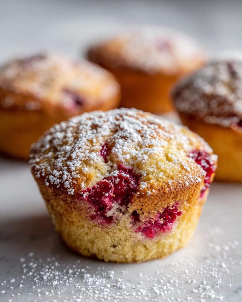 Cranberry Sauce Coffee Cake Muffins