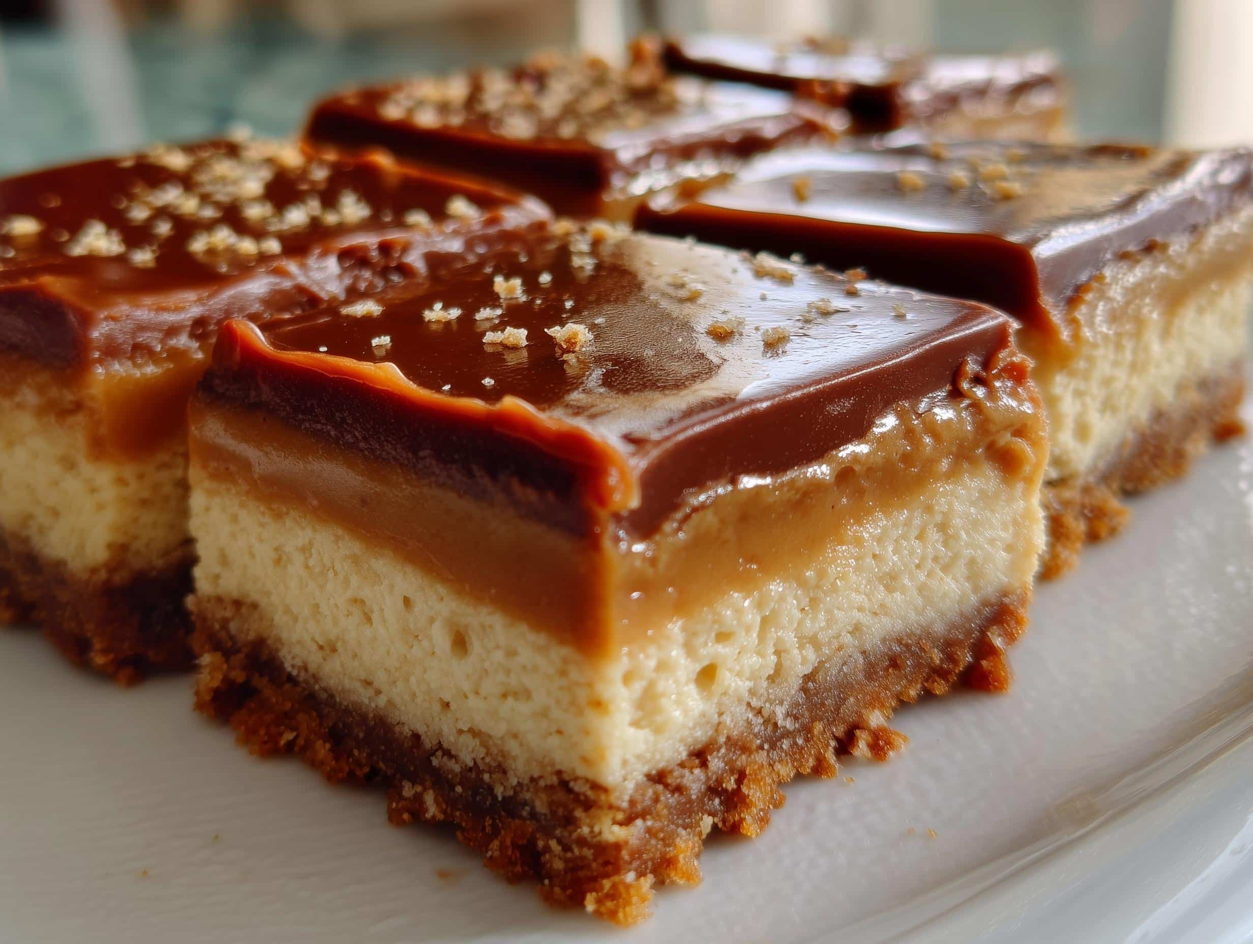 Dulce de Leche Cheesecake Bars - detail 1