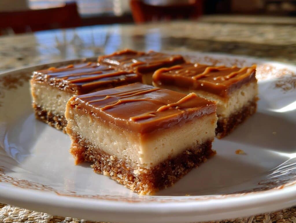 Dulce de Leche Cheesecake Bars