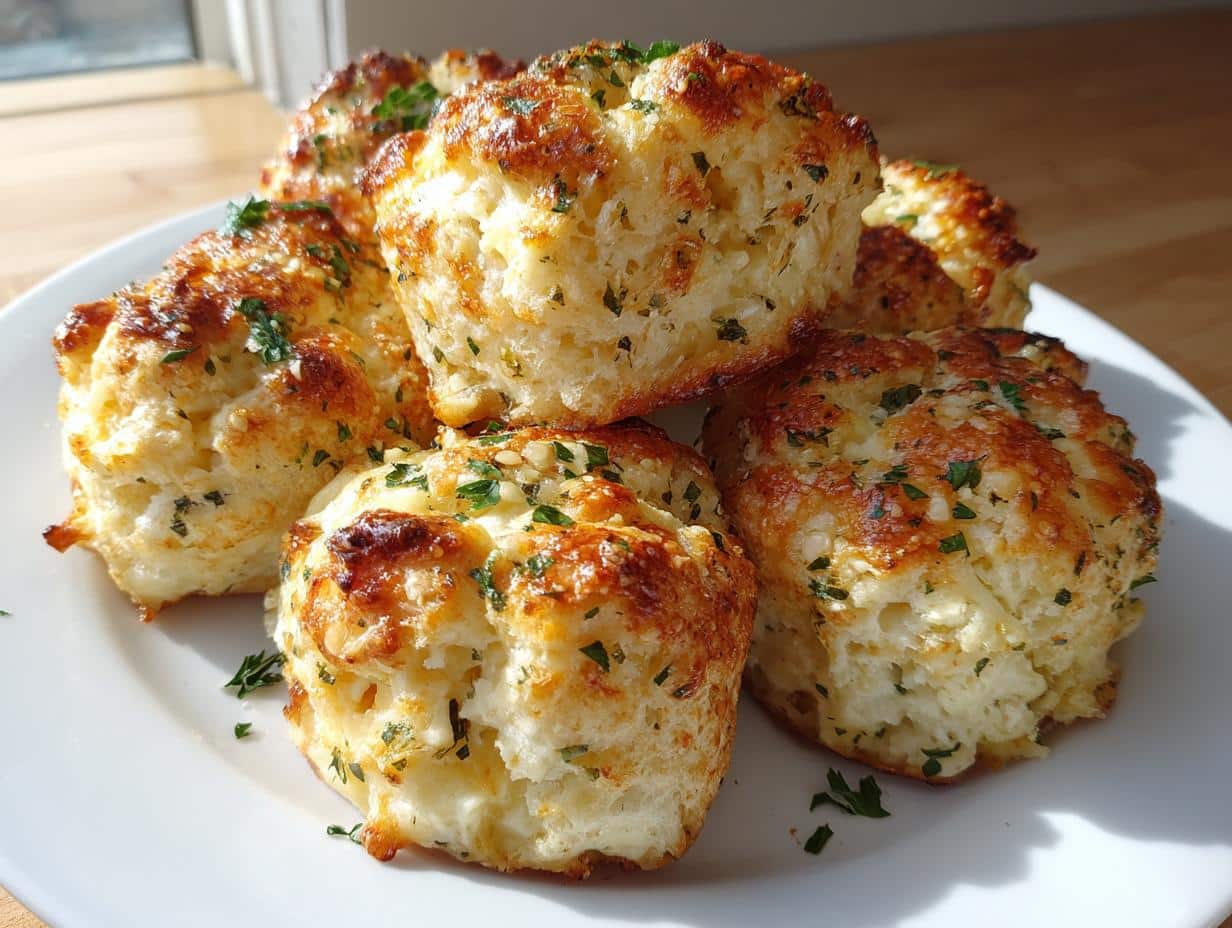 Garlic Herb Cheese Bombs - detail 1