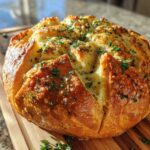 Garlic Parmesan Snowflake Bread Recipe