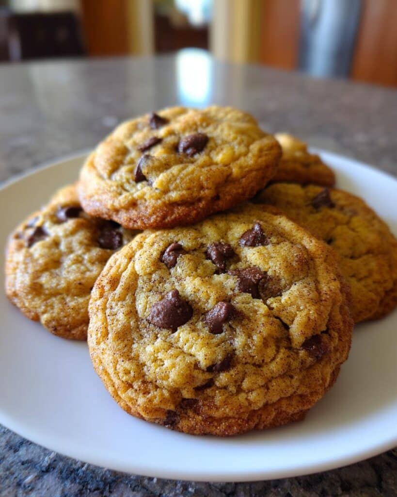 Gooey Chocolate Chip Snickerdoodle Cookies
