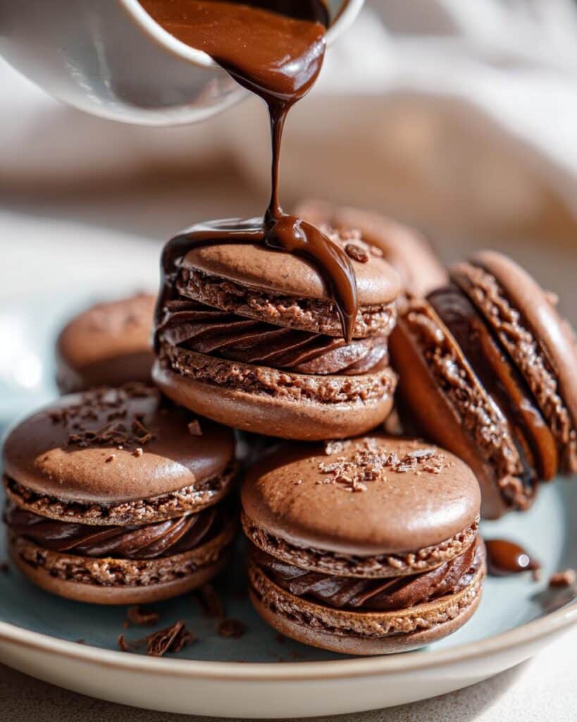 Hot Chocolate Macarons Recipe