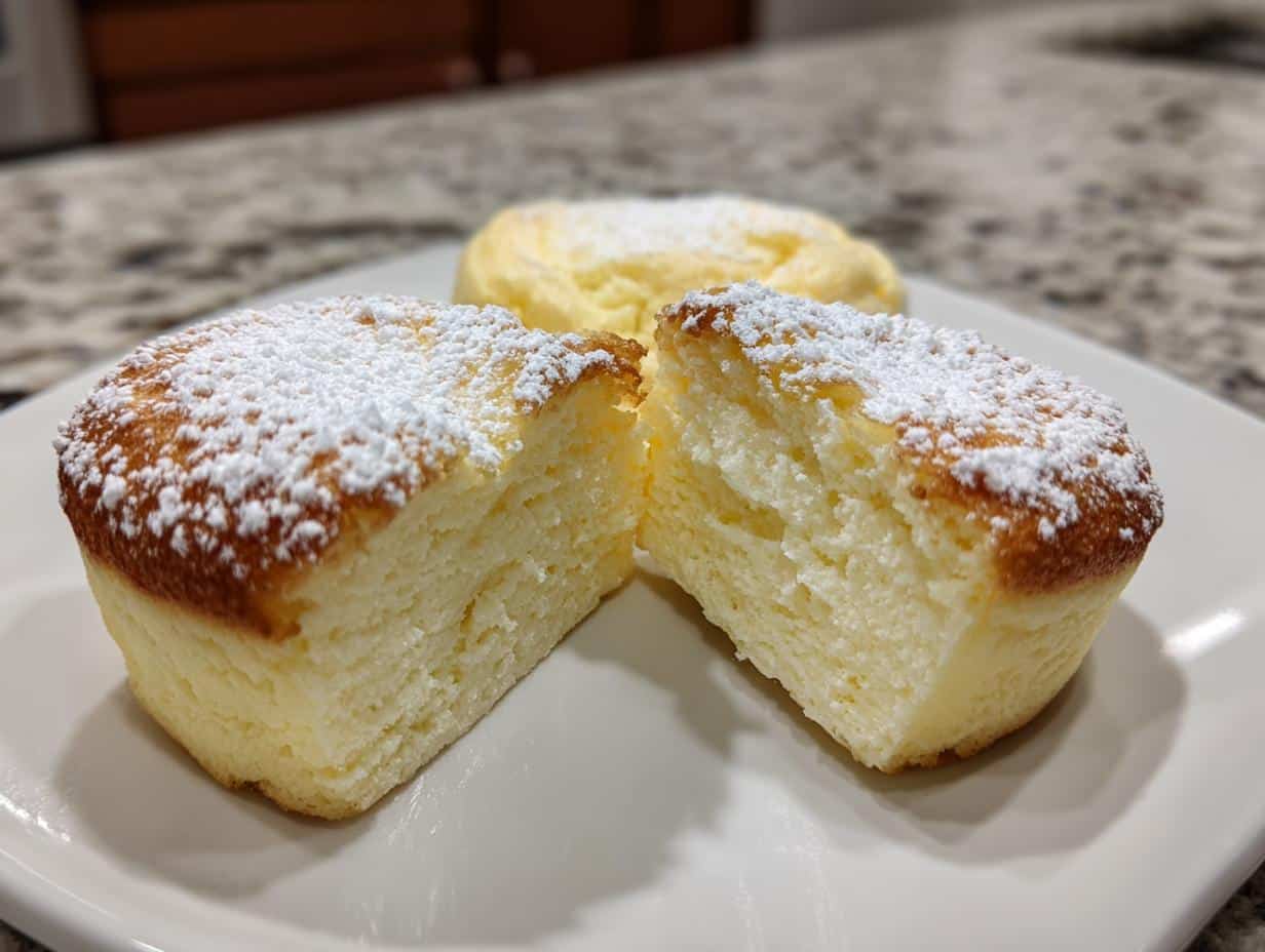 Japanese Cotton Cheesecake Cupcakes - detail 1