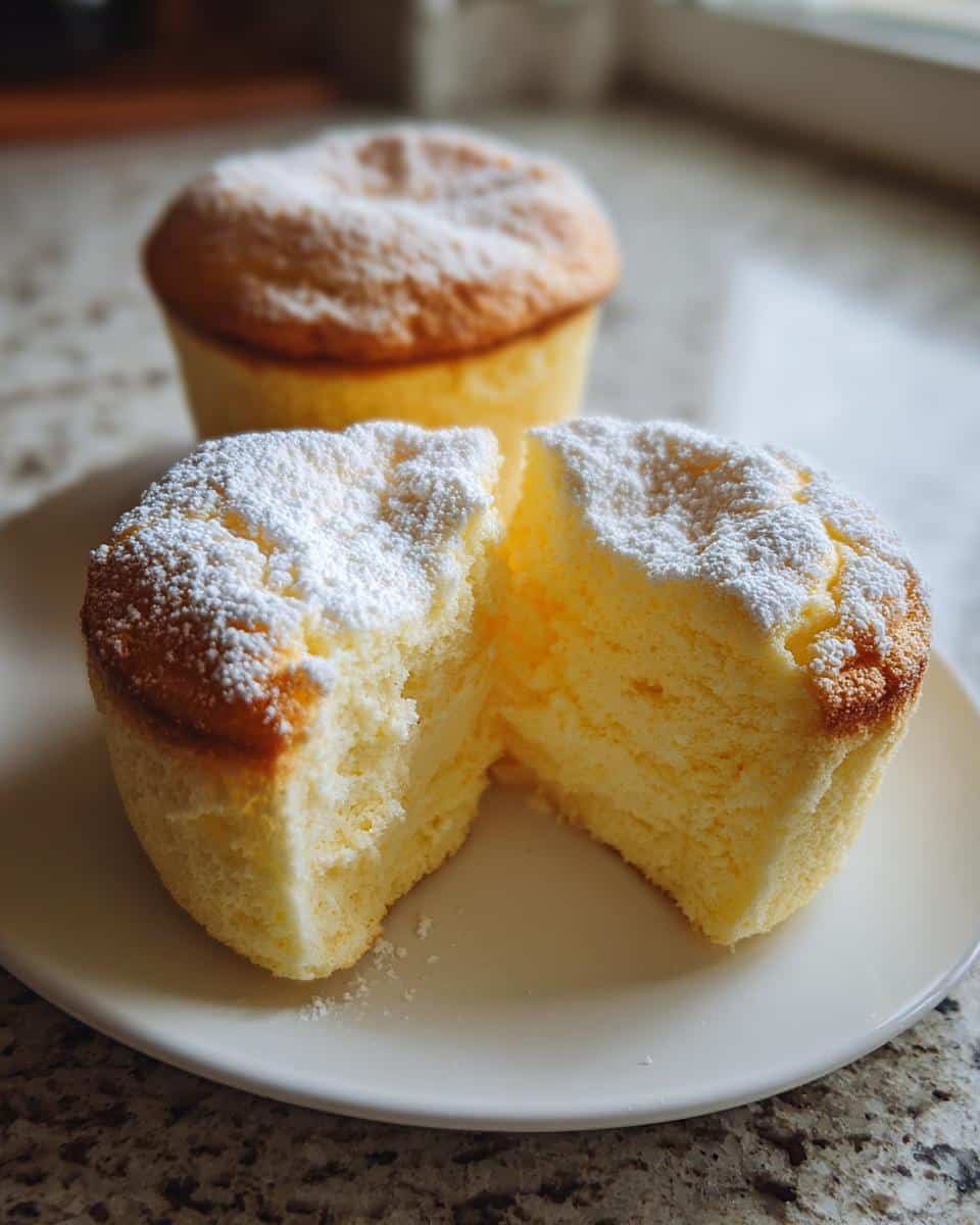 Japanese Cotton Cheesecake Cupcakes