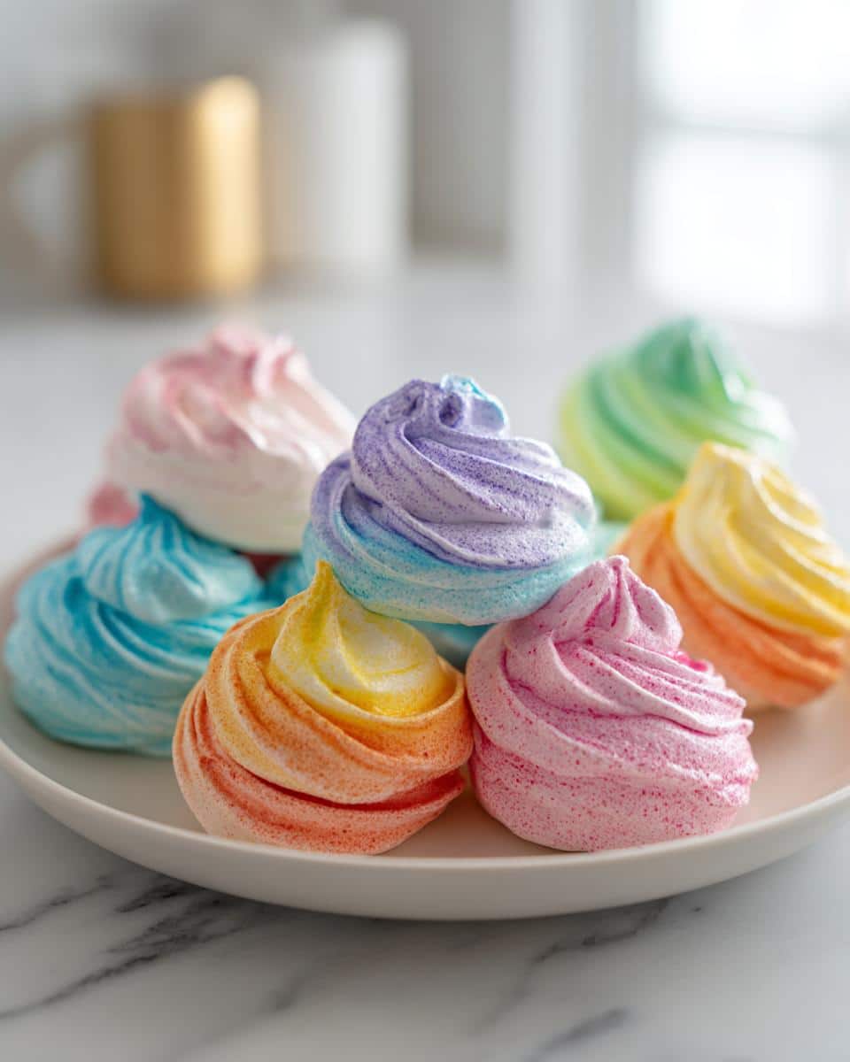 Jello Meringue Cookies - detail 1