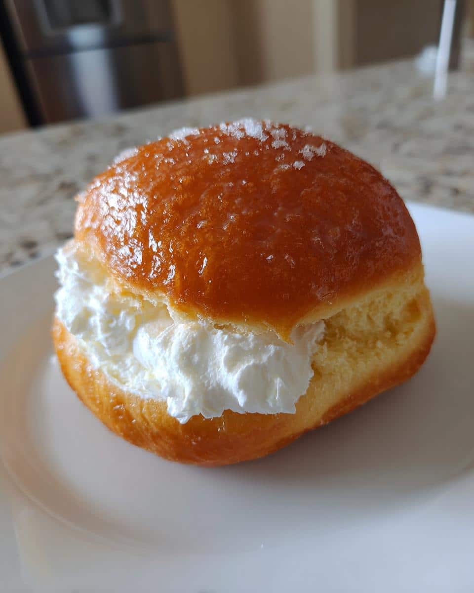 Korean Milk Cream Donut Recipe