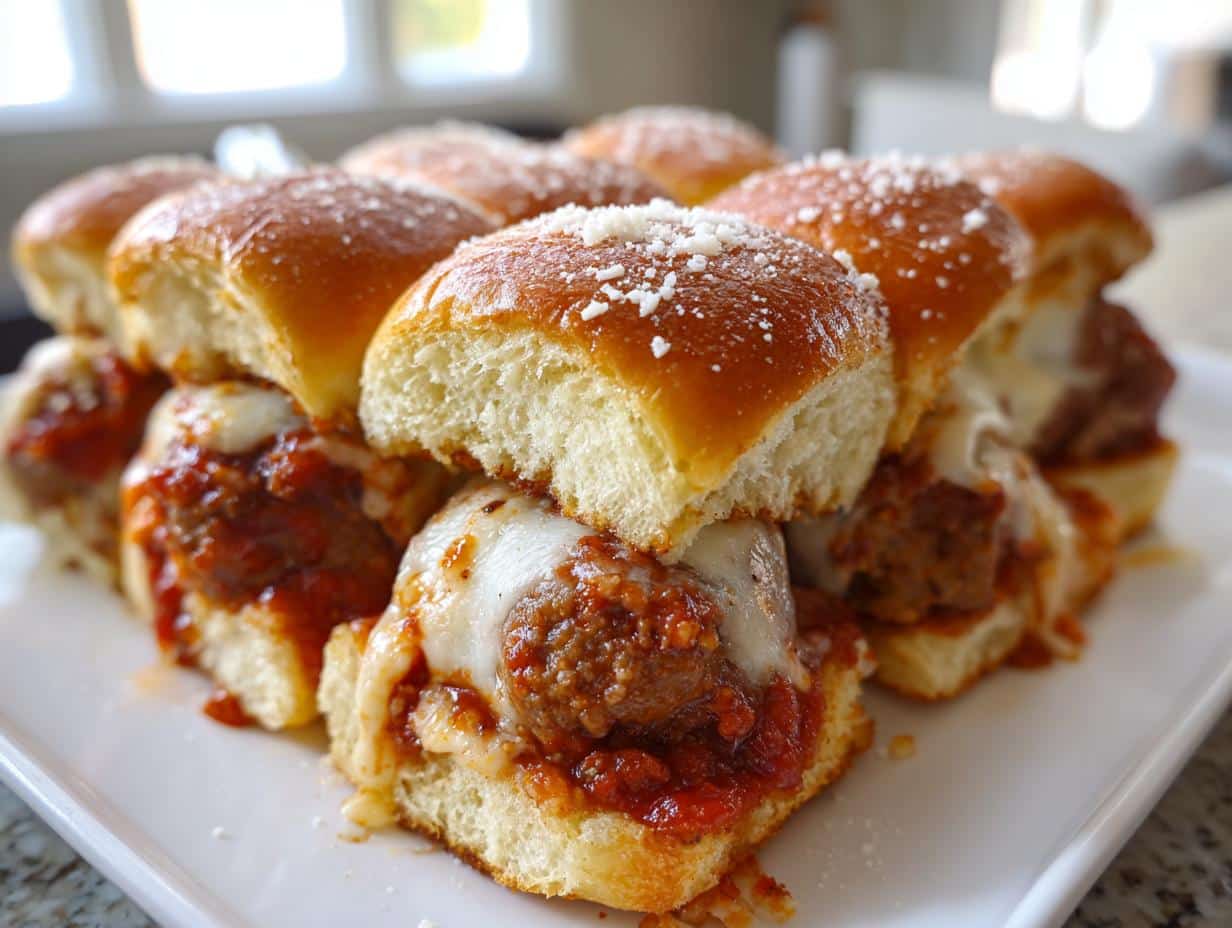 Meatball Parmesan Sliders - detail 1