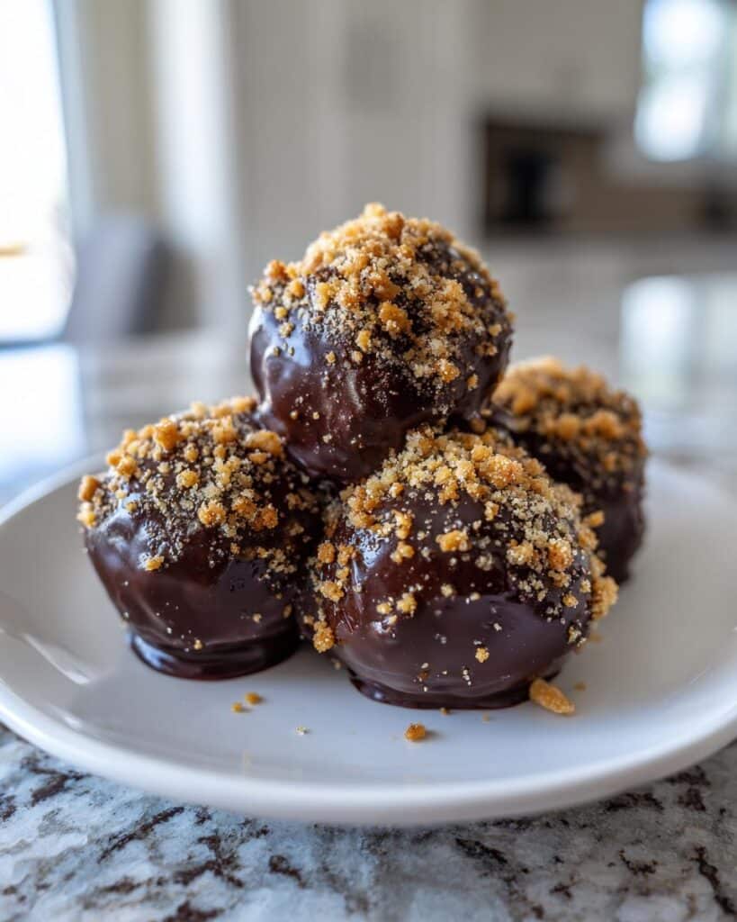 No Bake Butterfinger Balls
