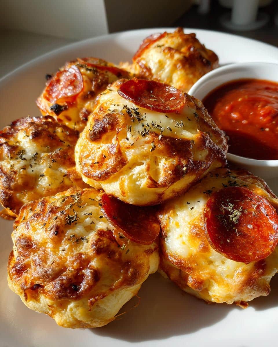 Pepperoni Pizza Bombs