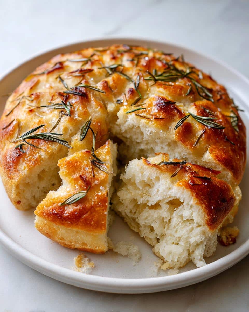 Rosemary Sea Salt Skillet Bread Recipe - detail 1
