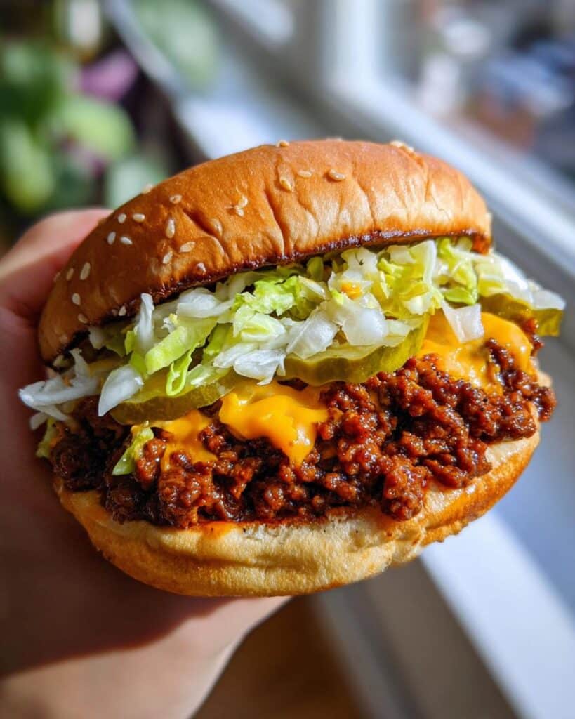 Sloppy Joe Big Mac Style