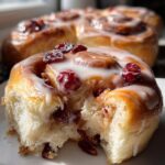 Soft Cranberry Cinnamon Rolls