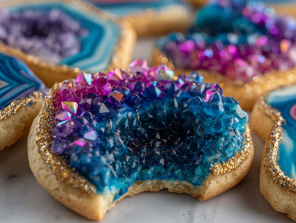 Stunning Geode Cookies - detail 1