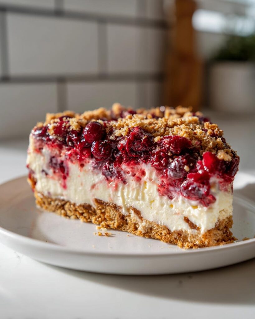 Sweet and Salty Cranberry Pretzel Salad